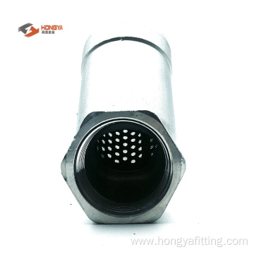 stainless steel strainer threaded end